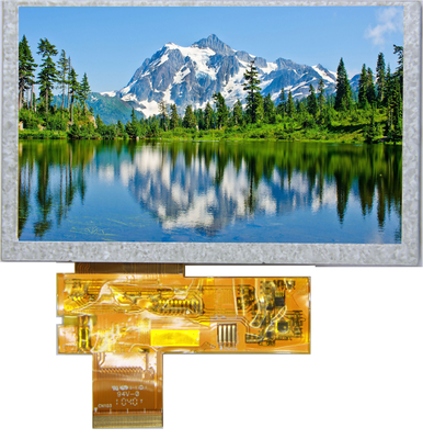 Точки 5,0 дюймов 800x480 TFT красят модуль дисплея Lcd с 450 Nits освещают контржурным светом для рамки фото